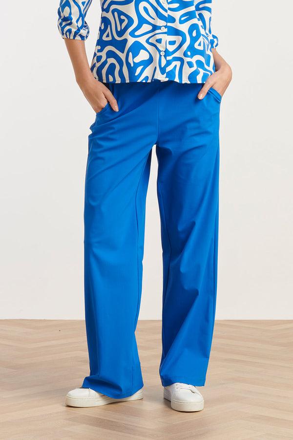 Smashed Lemon 25233 Wijde Broek Van Travel Kwaliteitcobalt | Cobalt Blue
