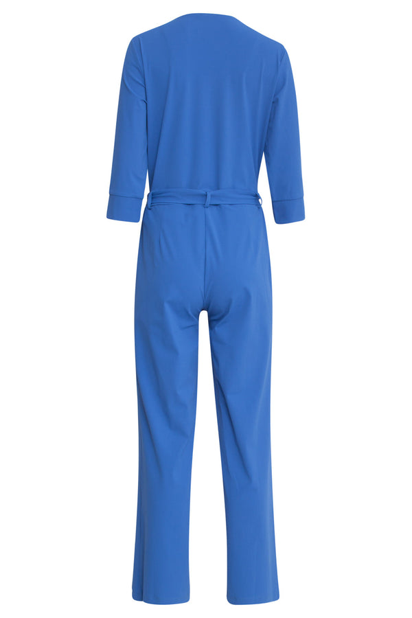 Smashed Lemon 25239 Cobalt Travel Quality Jumpsuit | Cobalt Blue