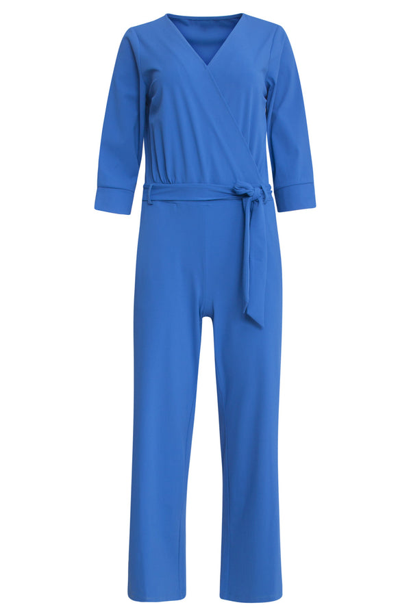 smashed lemon 25239 Cobalt Travel Quality Jumpsuit | Cobalt Blue
