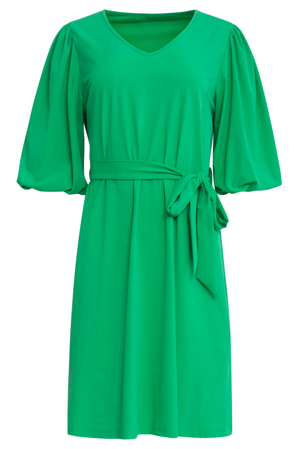 Smashed Lemon 25254 Ballonmouwen Jurktravelkwaliteit | Green