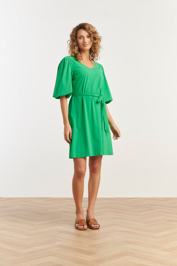 Smashed Lemon 25254 Ballonmouwen Jurktravelkwaliteit | Green