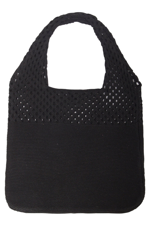 Smashed Lemon 56002 Dames Schouder Gehaakte Tas | Black