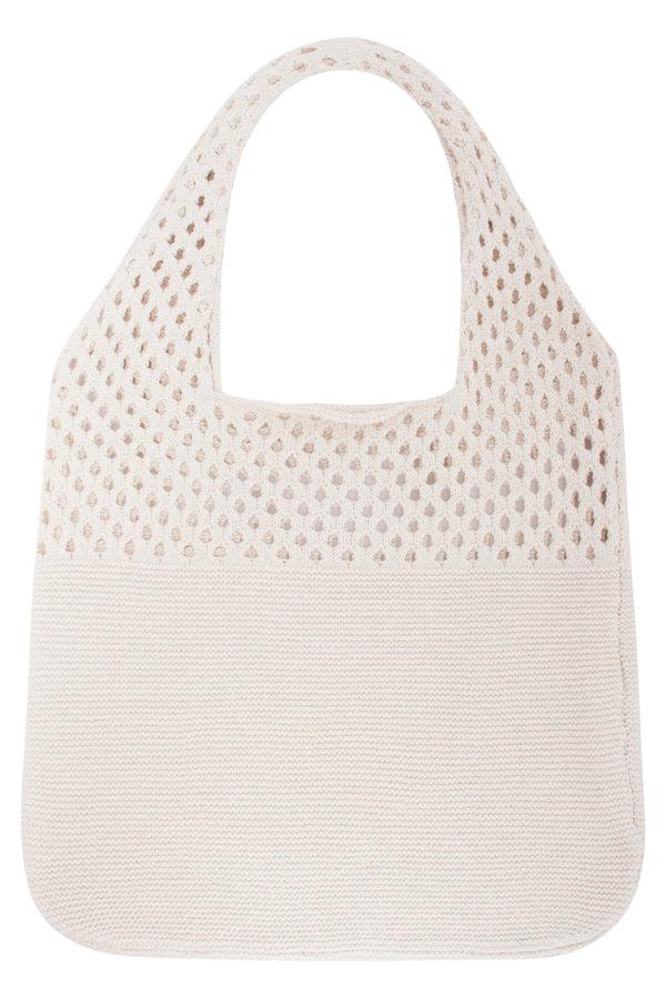 Smashed Lemon 56002 Dames Schouder Gehaakte Tas | Sand