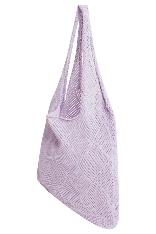 Smashed Lemon 56003 Dames Lavendel Schouder Gehaakte Tas | Lavender