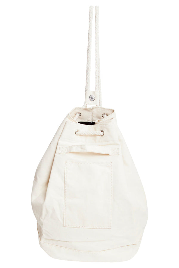 smashed lemon 56009 Canvas Rugzak - Met Touwbandjestrekkoordsluiting | White