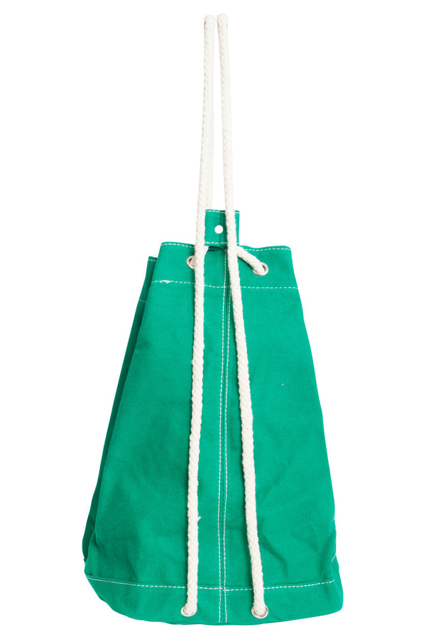 Smashed Lemon 56009 Canvas Rugzak - Turkoois Met Touwbandjestrekkoordsluiting | Turquoise