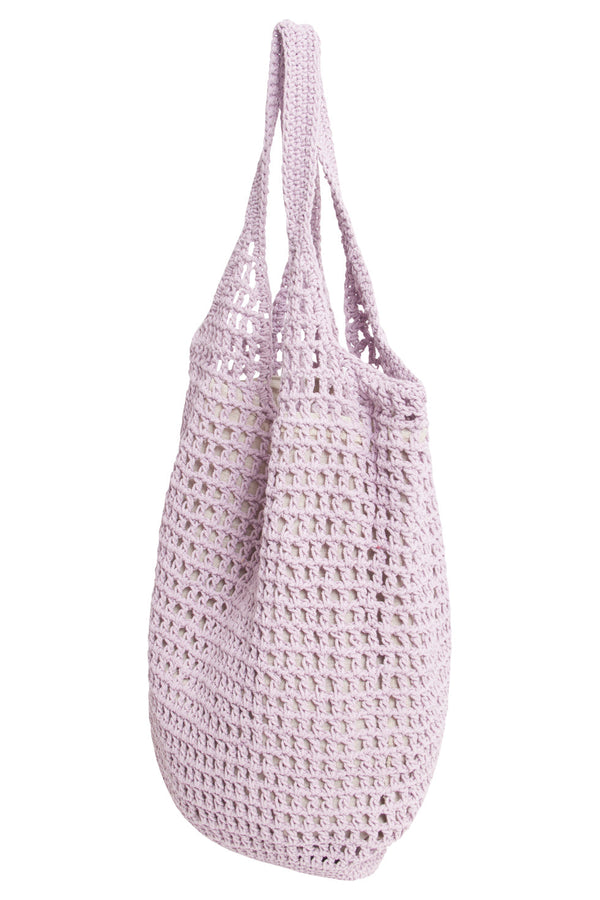 Smashed Lemon 56017 Dames Lavendel Schouder Gehaakte Tas | Lavender