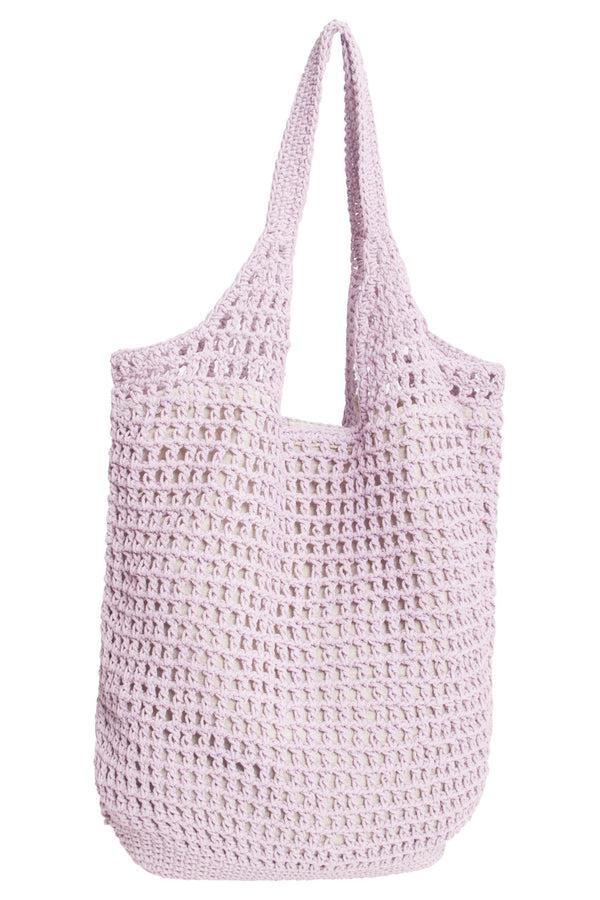 smashed lemon 56017 Dames Lavendel Schouder Gehaakte Tas | Lavender