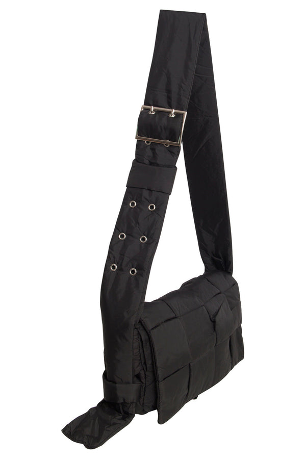 Smashed Lemon 56032 Kleine Crossbody Tas - Met Gewatteerde Structuur | Black