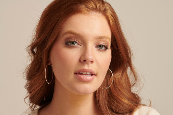 Smashed Lemon 60024 Grote En Bohemian Hoepel Oorbellen | Silver