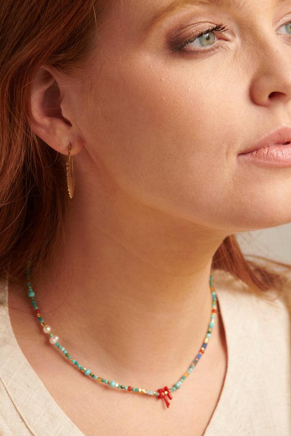 Smashed Lemon 60061 Boho Roestvrijstalen Oorbellen | Gold