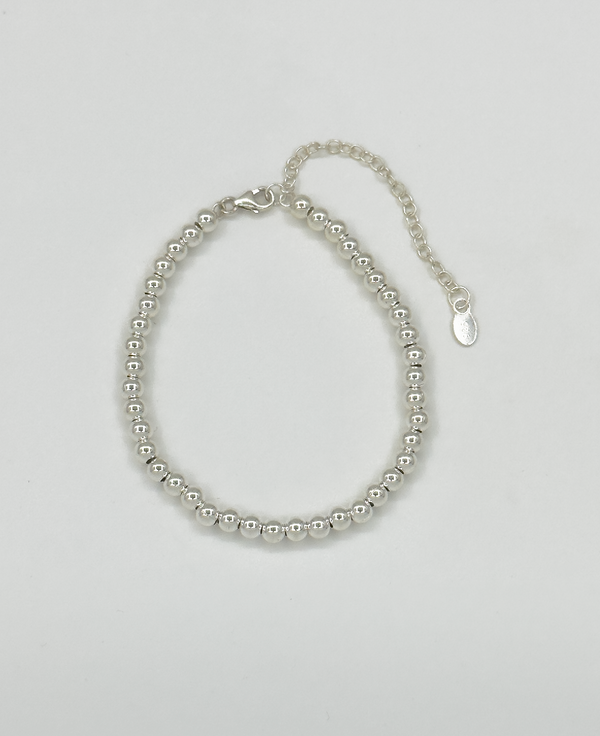 Smashed Lemon 62001 Dunne En Polsband Met Delicate En Kralen | Silver