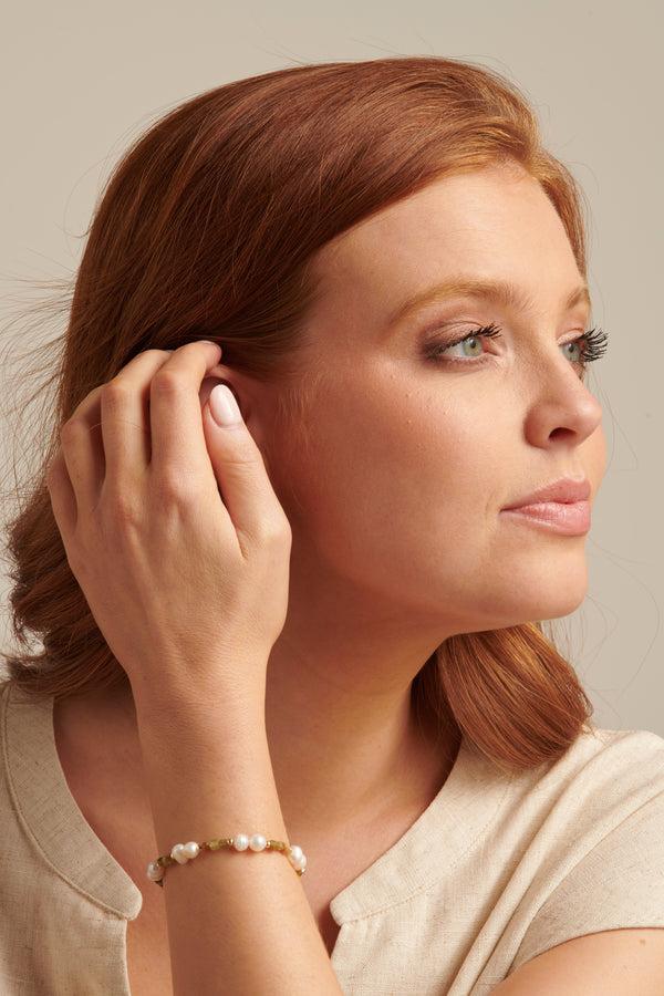 Smashed Lemon 62013 Elastische Armband Met Mix Van Parelskwartsstenen | Muticolour