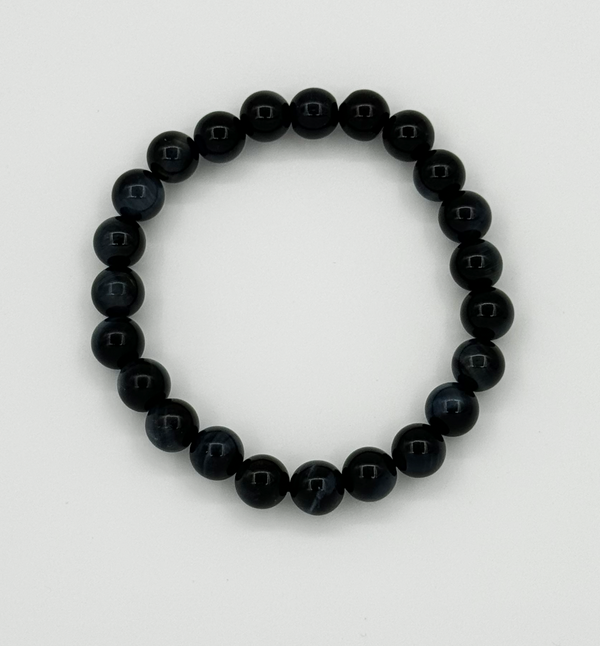 Smashed Lemon 62023 Tigeroogstenen Kralenarmband | Black