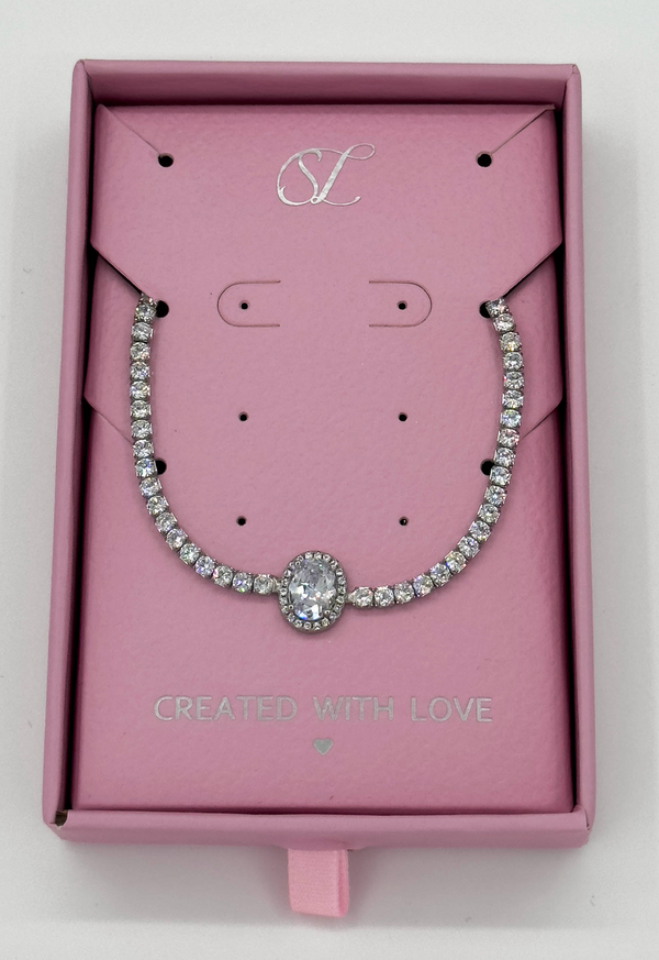 Smashed Lemon 62040 En Armband Met Zirkoon Kristallen | Silver