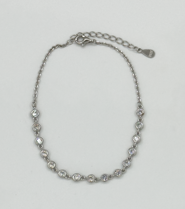 Smashed Lemon 62043 En Armband Met Zirkoon Kristallen Kralen | Silver