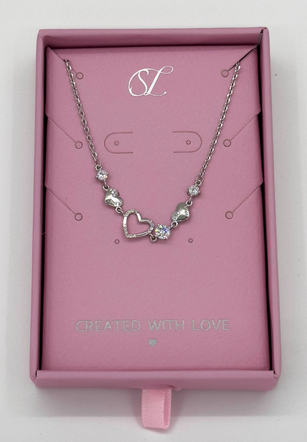 Smashed Lemon 62045 En Armband Met Hartvormige Kralenzirkoon Kristallen | Silver