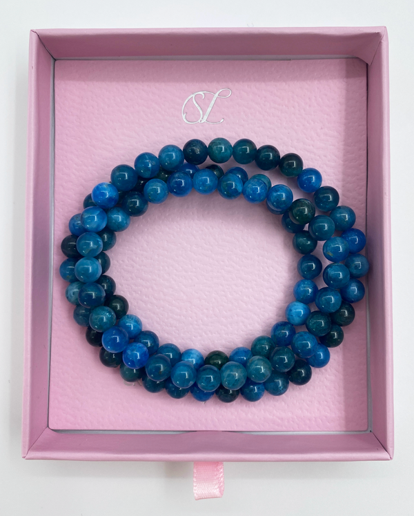 Smashed Lemon 64018 Apatiet Kralenketting | Turquoise