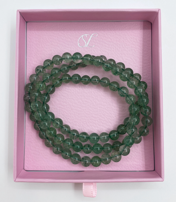 smashed lemon 64025 Licht Quartz Kralenketting | Soft Green