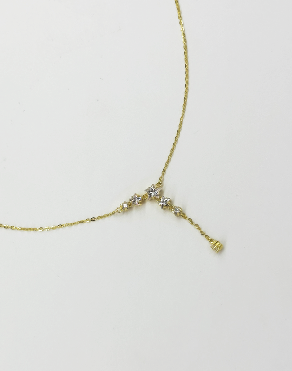 Smashed Lemon 64032 Fijn En Vergulde Ketting Met Sterrenbeeld Hanger | Gold