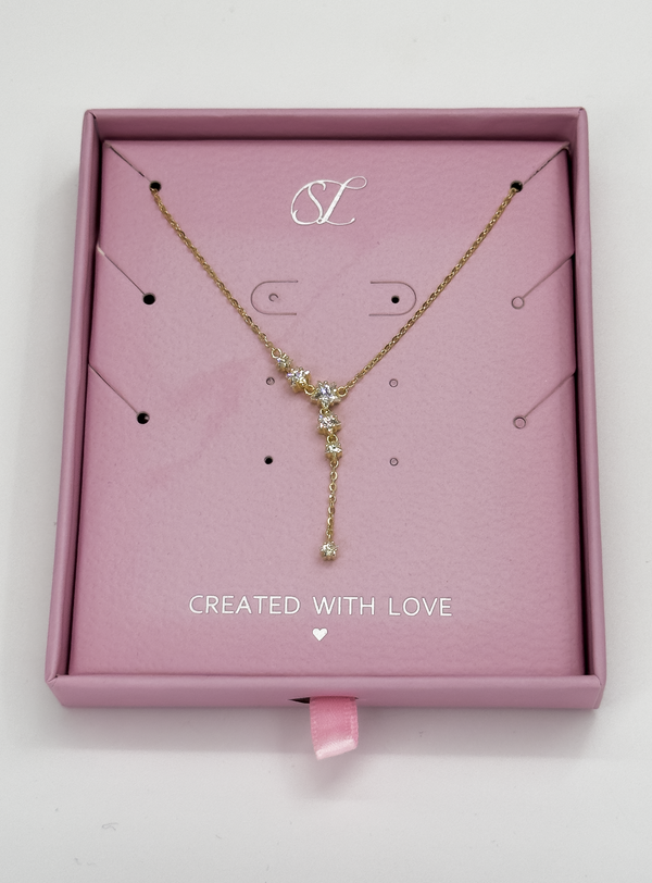 smashed lemon 64032 Fijn En Vergulde Ketting Met Sterrenbeeld Hanger | Gold