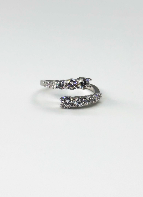 smashed lemon 66000 Fijne En Ring Met Zirkonia Kristallen | Silver