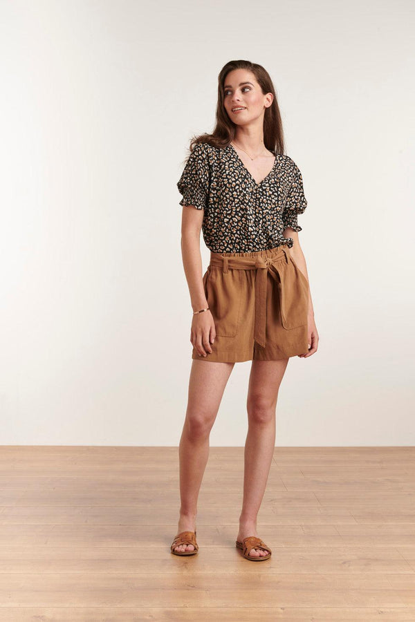 Smashed Lemon 23083-775 Casual Short | Brown