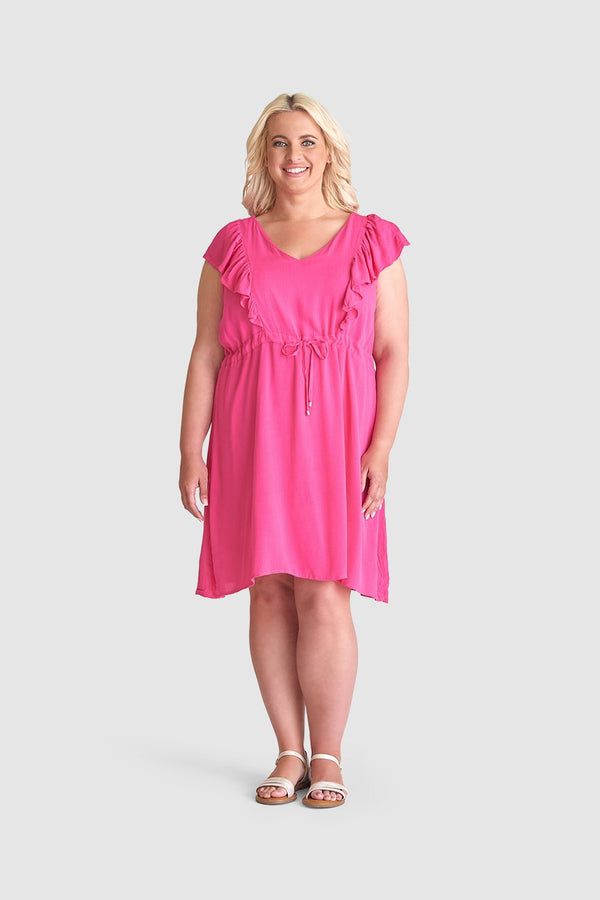 Smashed Lemon 23361 Jurk Uni | Pink