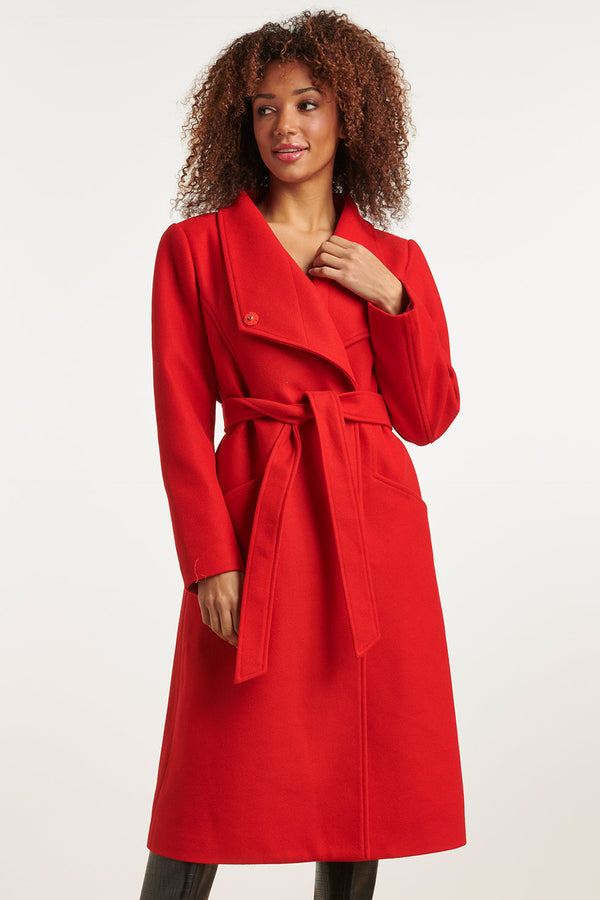 Smashed Lemon 23617 Dames Lange Jas | Red