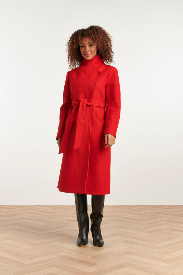 smashed lemon 23617 Dames Lange Jas | Red