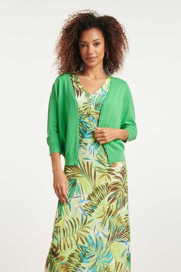 smashed lemon 24119 Zacht Zomer Vest | Green