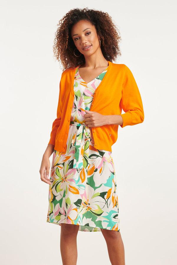 smashed lemon 24119 Zacht Zomer Vest | Orange