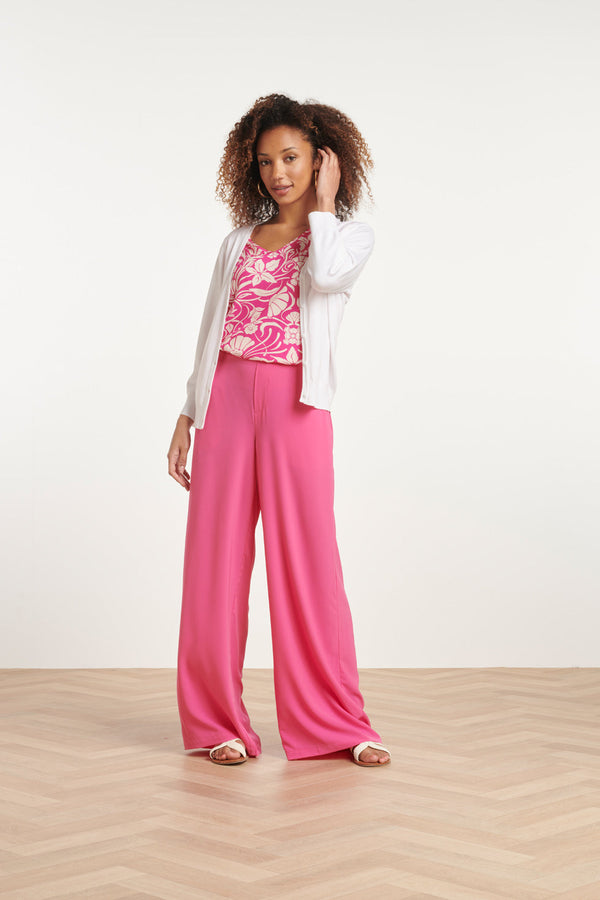 Smashed Lemon 24119 Zacht Zomer Vest | White