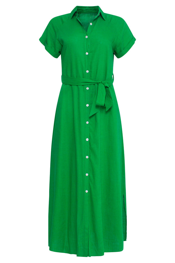Smashed Lemon 24348 Ademende Zomer Shirtjurk | Green