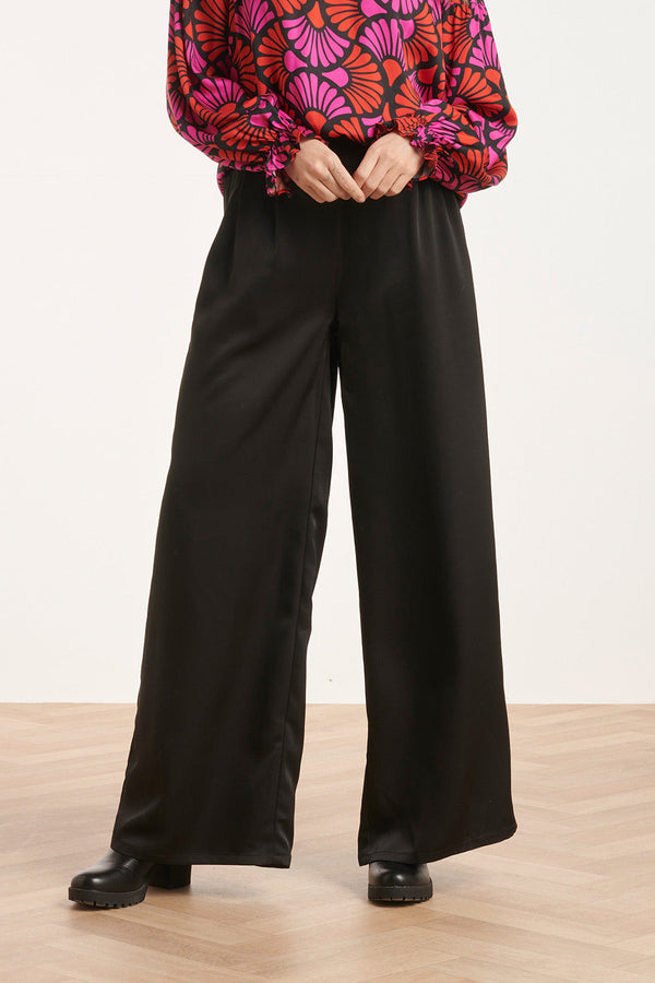 Smashed Lemon 24592 Wijde Satijnen E Broek | Black