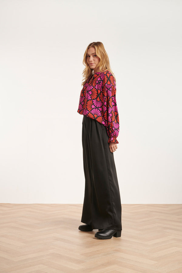 Smashed Lemon 24592 Wijde Satijnen E Broek | Black