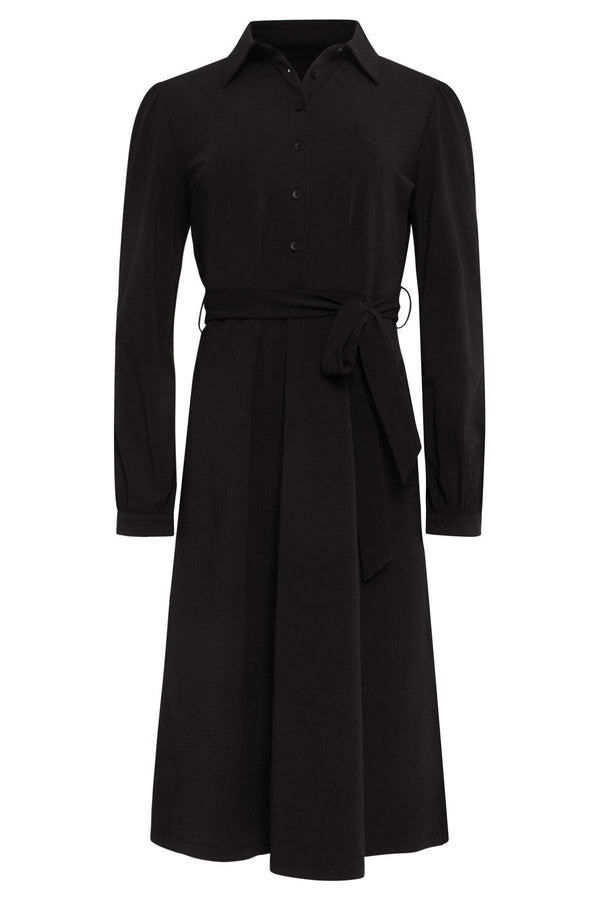 Smashed Lemon 24714 E Travel Kwaliteit Jurk | Black