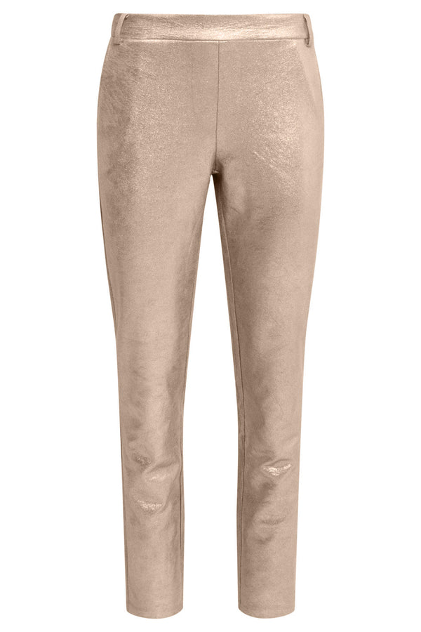 Smashed Lemon 24734 Suedine Broek | Silver
