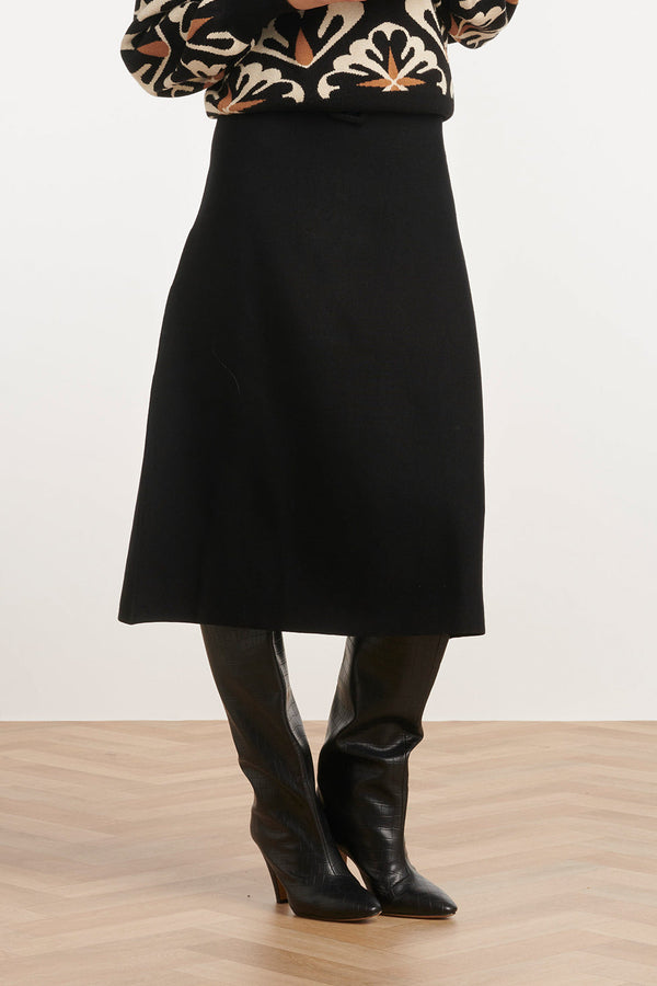 Smashed Lemon 24787 E Gebreide Rok | Black