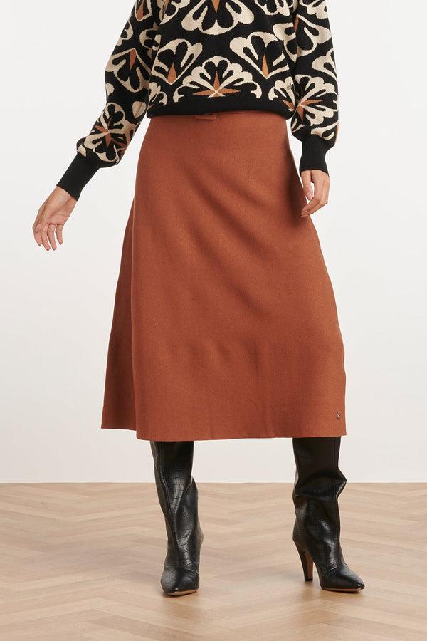 smashed lemon 24787 E Gebreide Rok | Brown