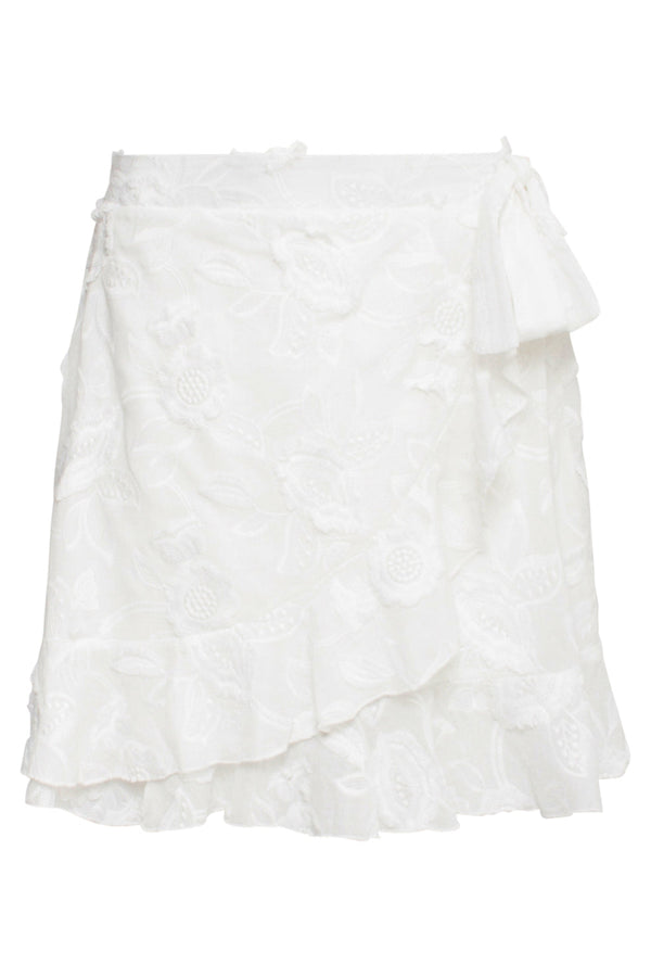 Smashed Lemon 25139 Te 3D Bloemen Rok | White