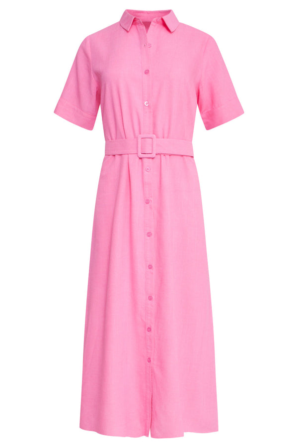 Smashed Lemon 25150 Linnen Shirtjurk | Pink