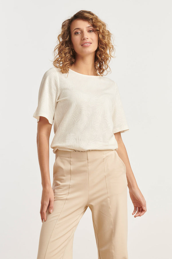 smashed lemon 25169 Bladtextuur Top | White smashed lemon 25169 Bladtextuur Top | White