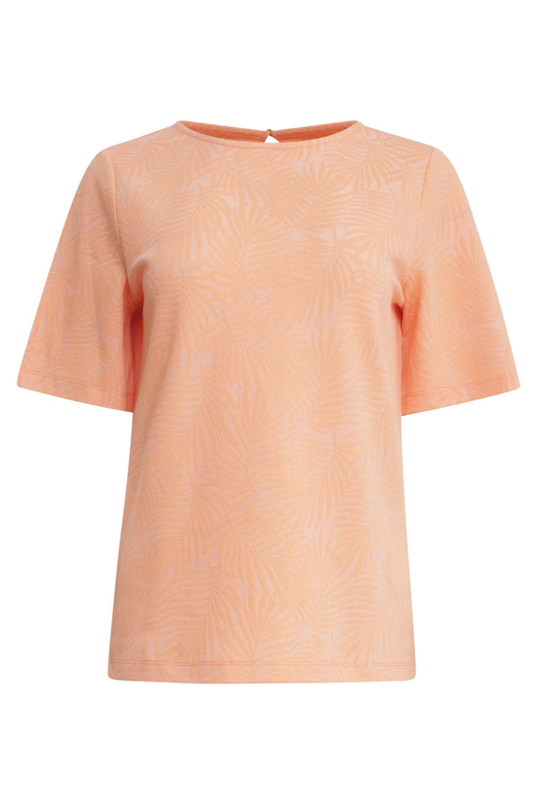 smashed lemon 25169 Peach Bladtextuur Top | Peach