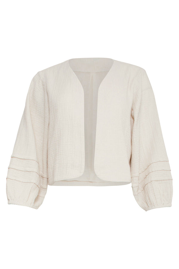 Smashed Lemon 25189 Katoenen Bolero Jas | White