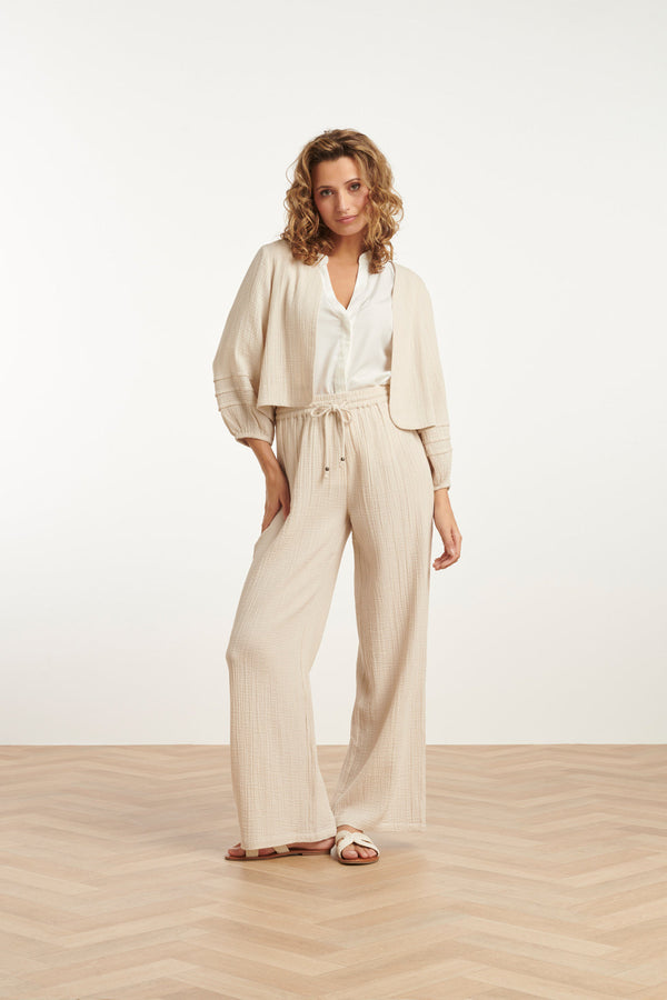 Smashed Lemon 25189 Katoenen Bolero Jas | White