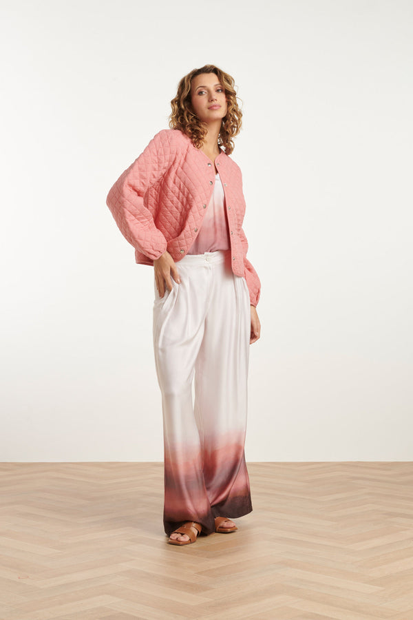 Smashed Lemon 25200 Gewatteerde Jas | Old Pink