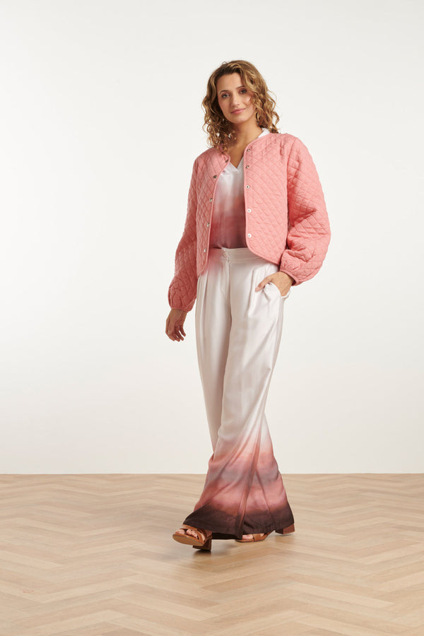 Smashed Lemon 25200 Gewatteerde Jas | Old Pink