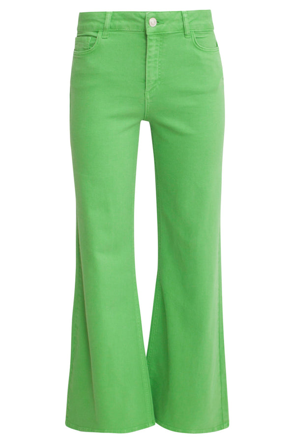 Smashed Lemon 25206 Licht Flared Jeans | Light Green