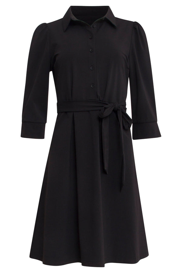 Smashed Lemon 25243 Travel Kwaliteit Jurk | Black